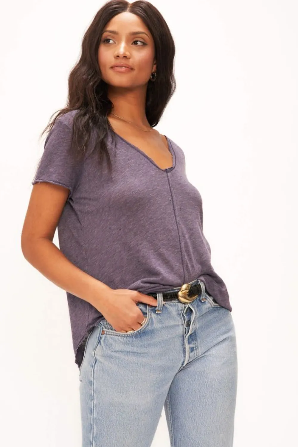 Project Social T Wearever Tee Moondust Purple