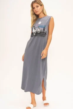 Project Social T Wild Horses Tank Dress