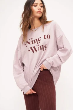 Project Social T Wine To Nine Sweatshirt