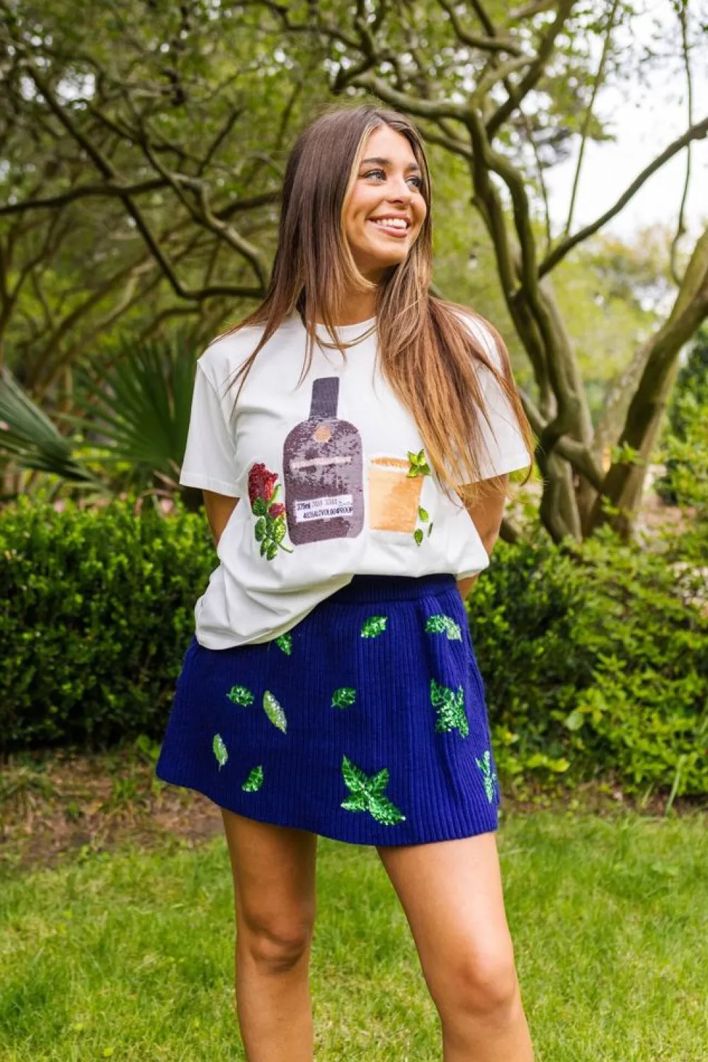 Queen of Sparkles Mint Julep Tee