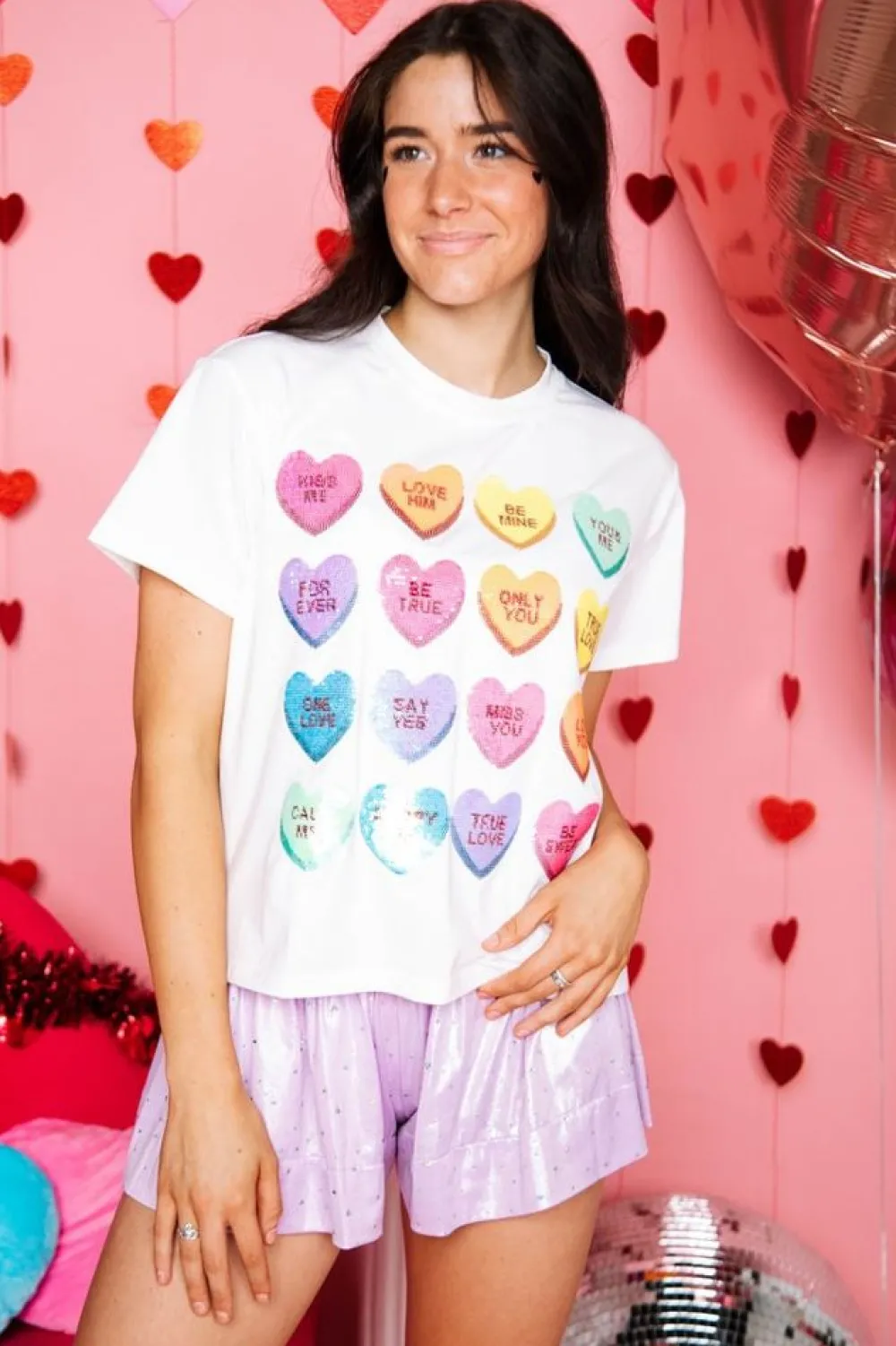 Queen of Sparkles Sweethearts Tee