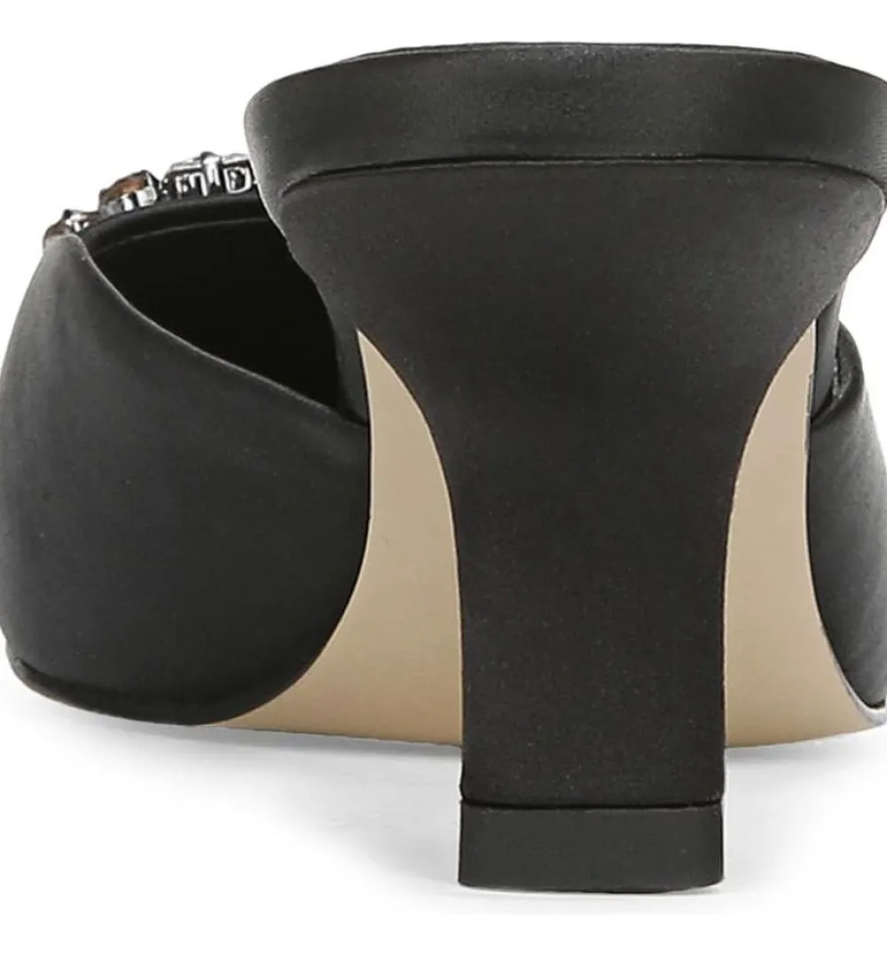 Sam Edelman Brit Jewel Black Satin