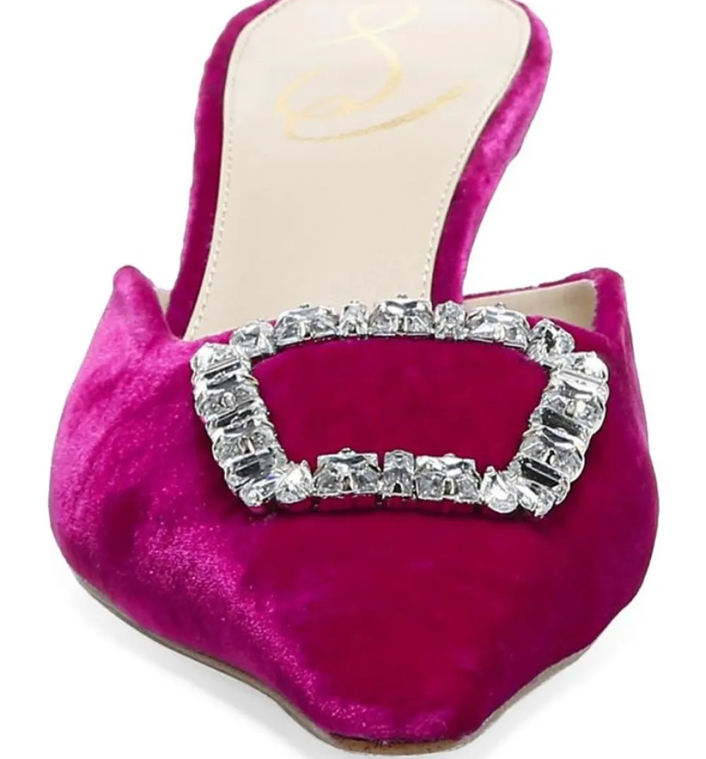 Sam Edelman Brit Jewel Raspberry Velvet