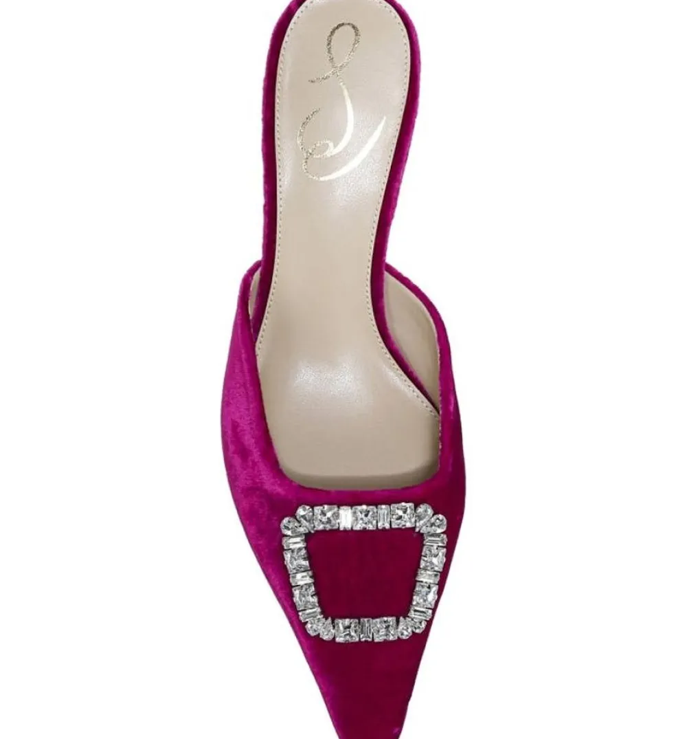 Sam Edelman Brit Jewel Raspberry Velvet