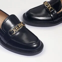 Sam Edelman Christy Black Shiny Loafer