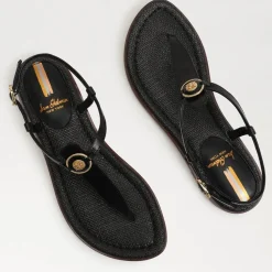 Sam Edelman Gigi Black Signet Sandal