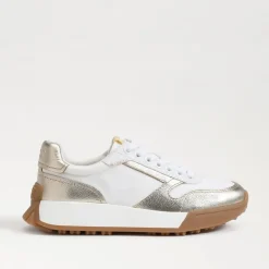Sam Edelman Layla Sneaker White/Gold