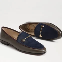 Sam Edelman Lorainehudson Navy/Olive/Burg Loafer