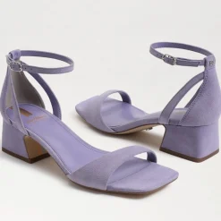 Sam Edelman Wilson Kitten Heel In Purple Iris