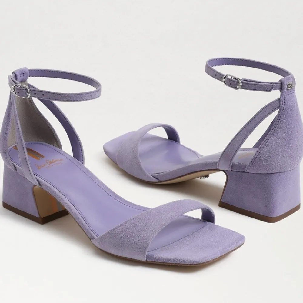 Sam Edelman Wilson Kitten Heel In Purple Iris