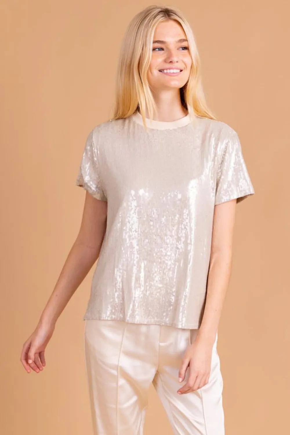 S'edge Apparel S'Edge Apparel Ava Top Marshmallow