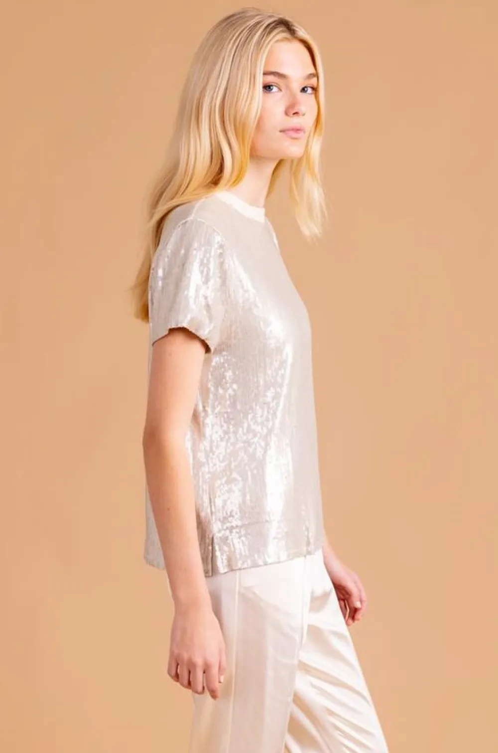 S'edge Apparel S'Edge Apparel Ava Top Marshmallow