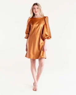S'edge Apparel S'Edge Apparel Colette Dress Copper