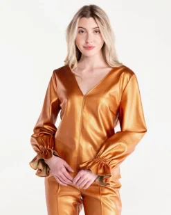 S'edge Apparel S'Edge Apparel Murphy Top Copper