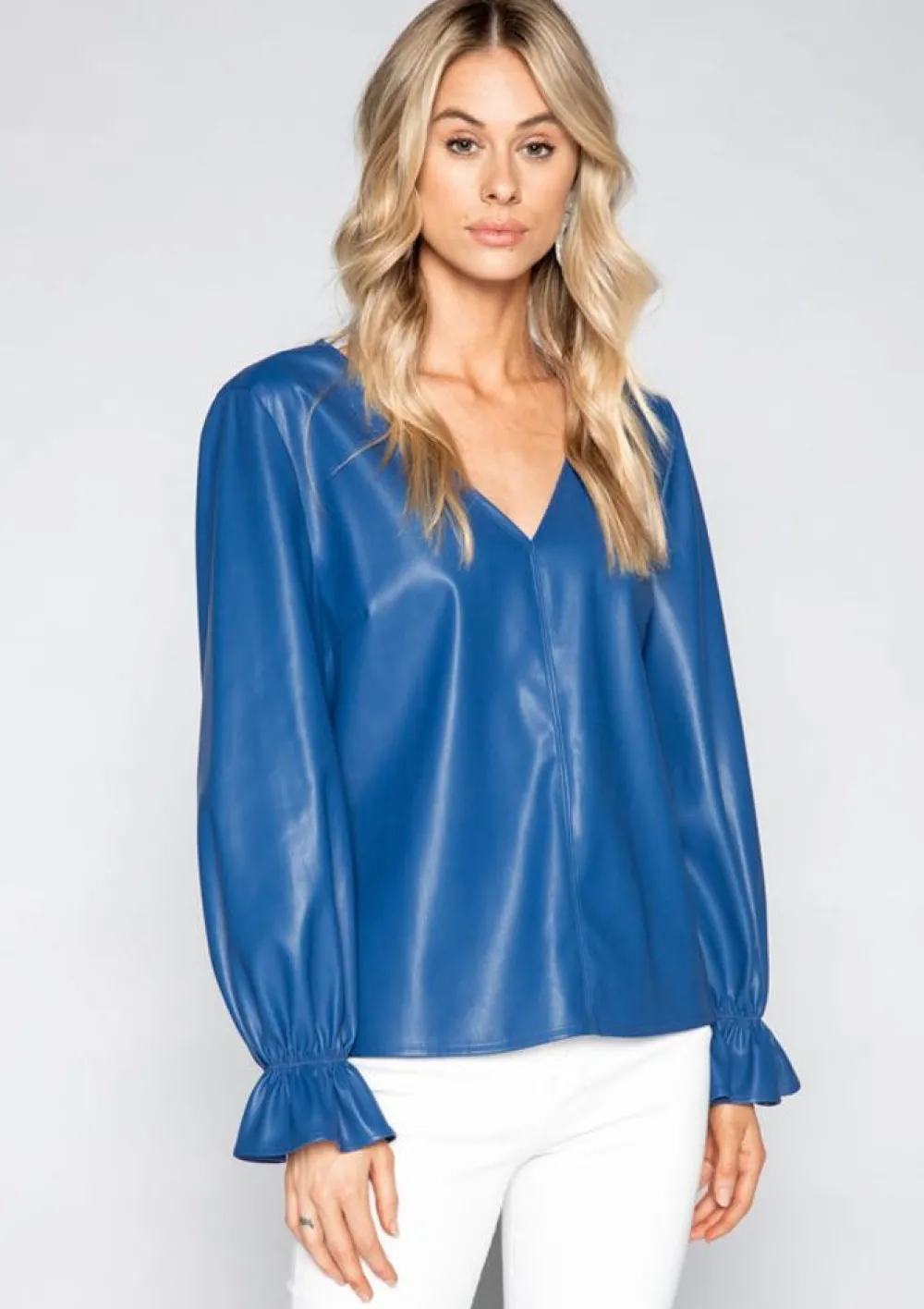 S'edge Apparel S'Edge Apparel Murphy Top Saphire