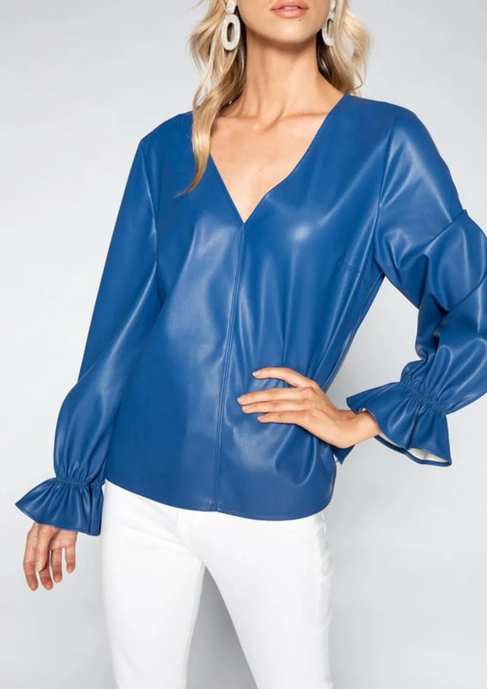 S'edge Apparel S'Edge Apparel Murphy Top Saphire