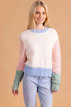S'edge Apparel S'Edge Apparel Piper Sweater Colorblock