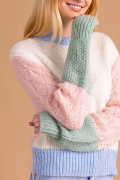 S'edge Apparel S'Edge Apparel Piper Sweater Colorblock