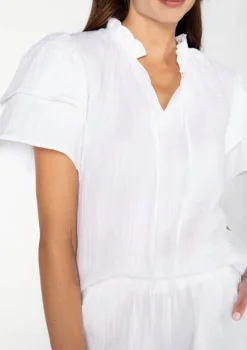 S'edge Apparel S'Edge Apparel Sally Top White