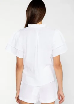 S'edge Apparel S'Edge Apparel Sally Top White