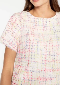 S'edge Apparel S'Edge Apparel Serena Top Party Tweed
