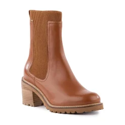Seychelles Far-Fetched Cognac Knit Boot