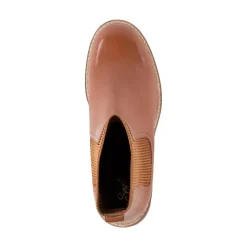 Seychelles Far-Fetched Cognac Knit Boot
