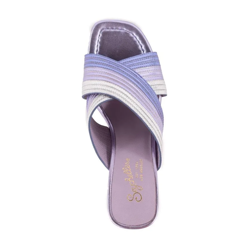 Seychelles Fleet Lavender Iridescent Heel