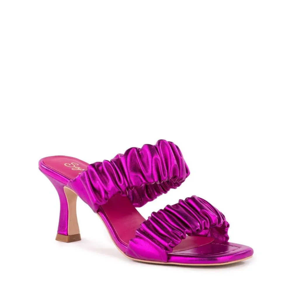 Seychelles Leeward Metallic Pink Heel
