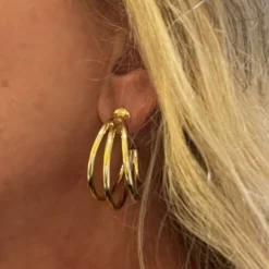 Sheila Fajl Claire Triple Hoops