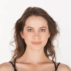 Sheila Fajl Jillian Hoops Gun Metal