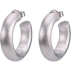 Sheila Fajl Small Chantal Hoops Silver
