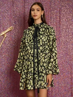 Sister Jane Acoustic Floral Mini Dress