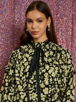 Sister Jane Acoustic Floral Mini Dress
