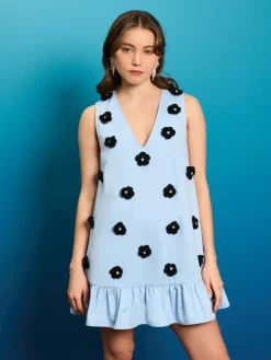 Sister Jane Capri Crochet Mini Dress