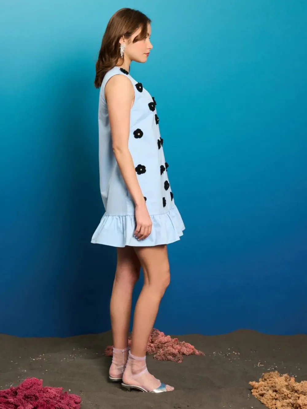Sister Jane Capri Crochet Mini Dress