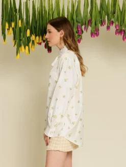 Sister Jane Ditsy Pick Shirt - Pearled Ivory