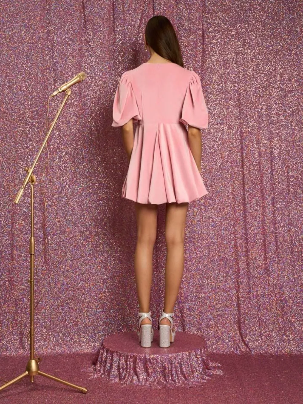 Sister Jane Harmony Velvet Mini Dress