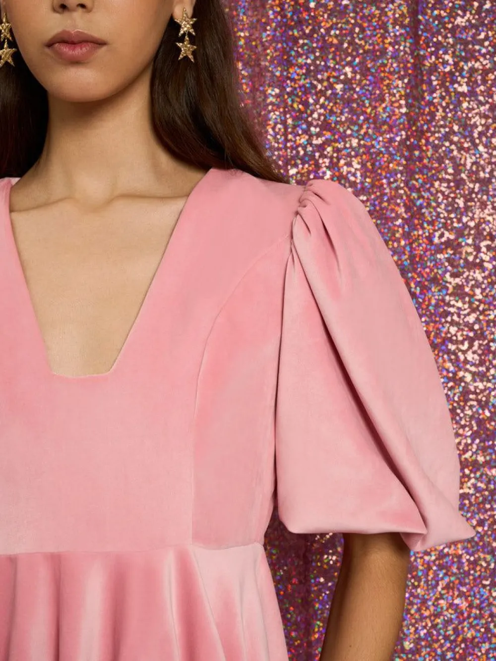 Sister Jane Harmony Velvet Mini Dress