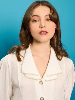 Sister Jane Lana Pearl Blouse