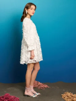Sister Jane Periwinkle Organza Mini Dress