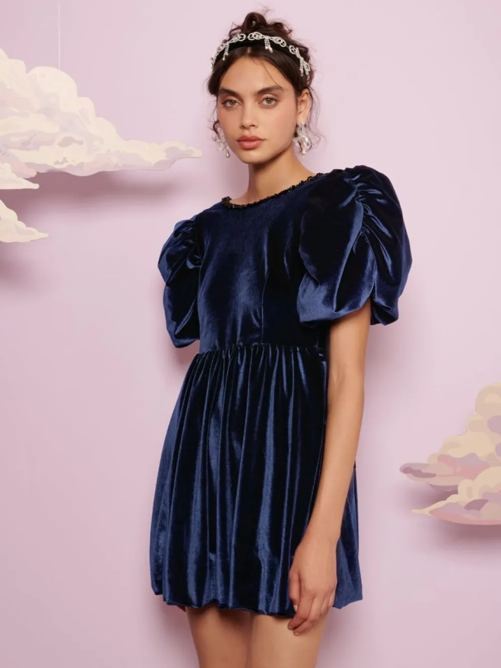 Sister Jane Spell Velvet Mini Dress