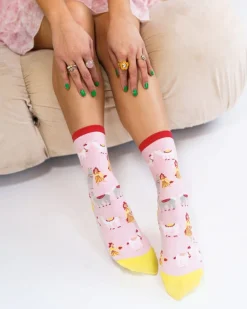 Sock Candy Girl With Llama Kawaii Sock