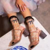 Sock Candy Repeat Floral Ruffle Sheer Crew Sock