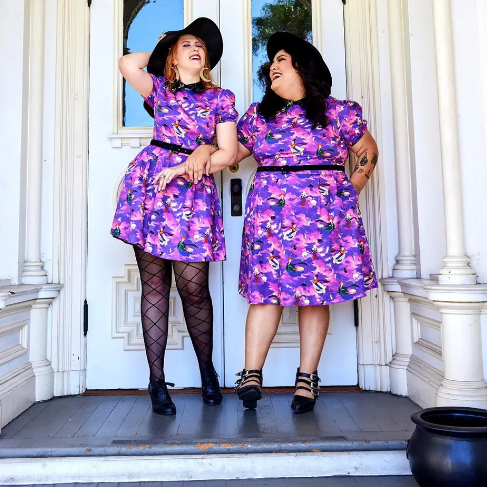 Stitch Shoppe Hocus Pocus Sunset Sanderson Sisters Natasha Dress