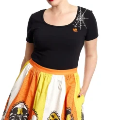 Stitch Shoppe Mickey Spider Web Kelly Top