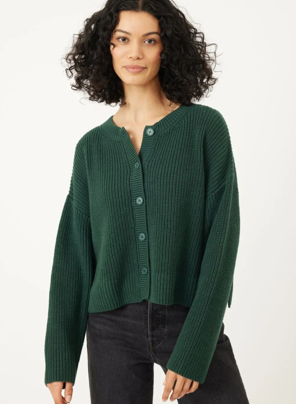 Stitches and Stripes Reese Green Cardigan