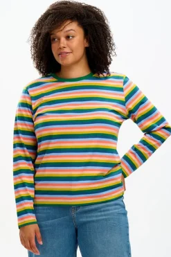 Sugarhill Brighton Brunswick Jersey Top - Multi, Retro Stripes
