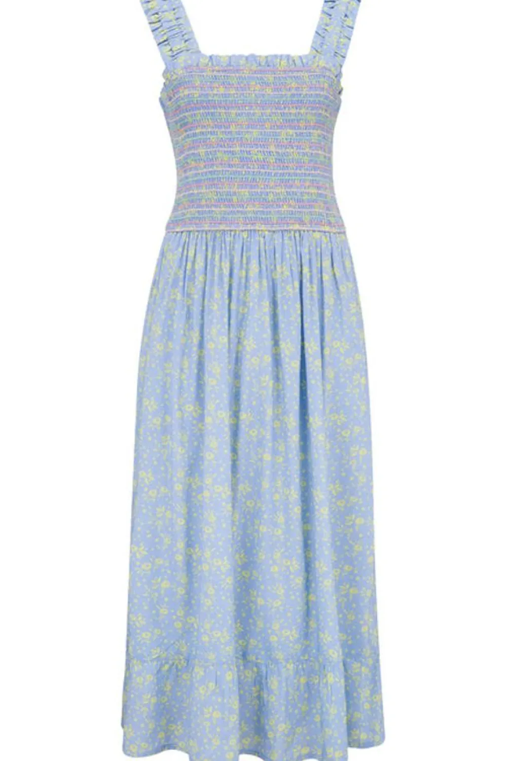 Sugarhill Brighton Ember Shirred Sundress Star Meadow