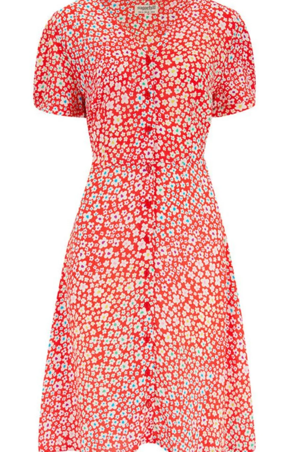 Sugarhill Brighton Gail Dress Rainbow Daisies